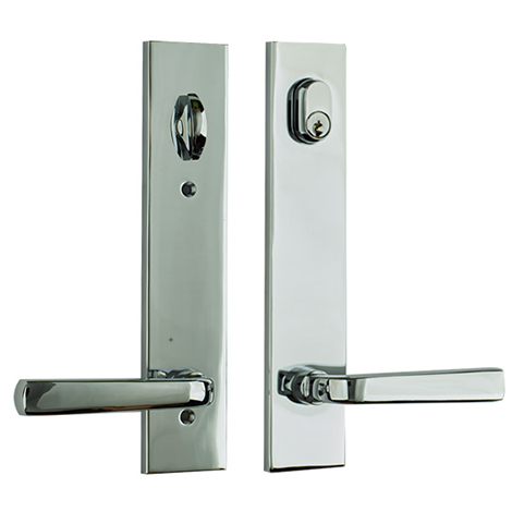 Modern Sion Lever in Bright Chrome