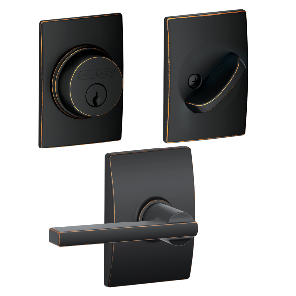 Latitude Century Deadbolt in Oil Rubbed Bronze